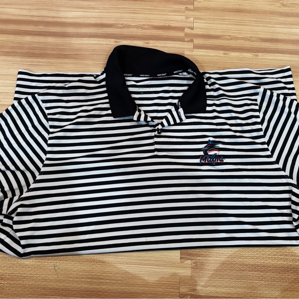 Nike Miami Marlins Polo